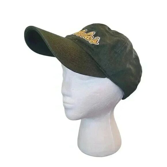 Cabela's Men's Hunter Green Canvas w Logo Embroidered Adj Baseball Cap - Picture 1 of 8